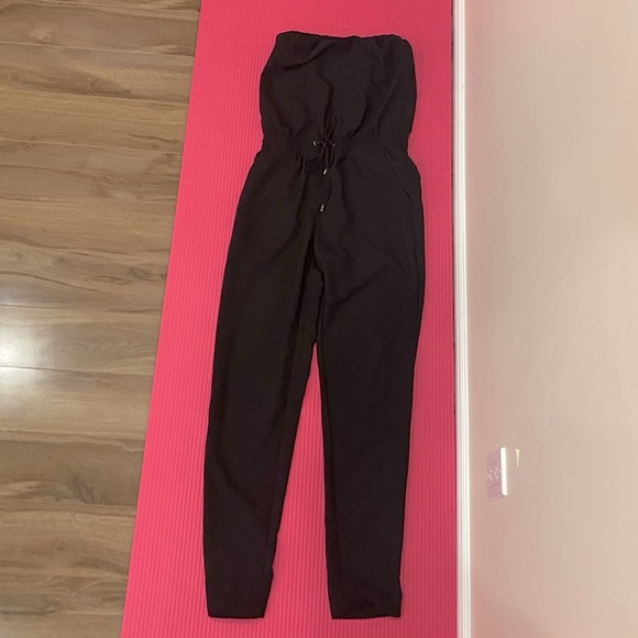 Extra Small Black Dynamite strapless romper - Picture 1 of 6